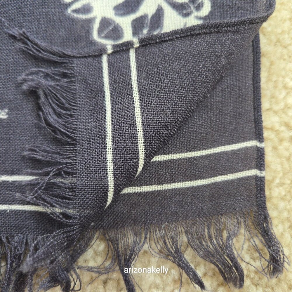 NWOT Madewell Wool Scarf Pinecone Varieties--Biology Dendrology Forestry *RARE* - Picture 4 of 11